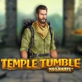 Temple Tumble Megaways slot logo by Relax Gaming at Ruhtinas Casino